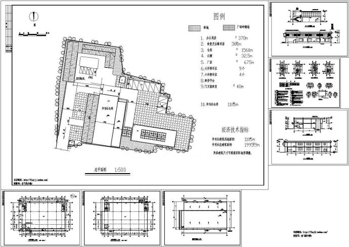 厂房设计_2层书刊社厂房建施设计CAD图_图1