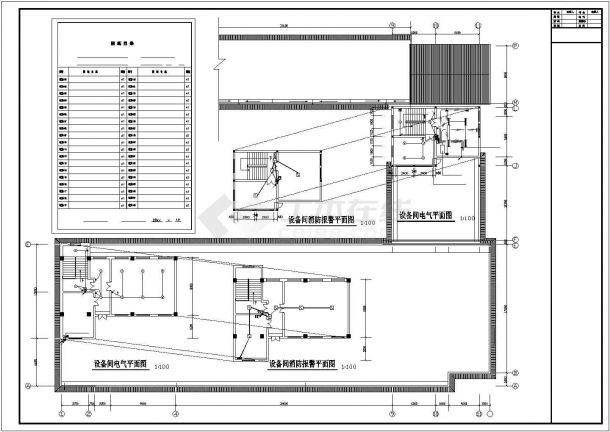 西安市某医院1.2万平米8层框架结构门诊楼全套电气电气CAD设计图纸-图一