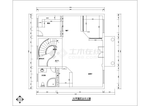  Ningbo Villa Decoration Construction Drawing CAD Drawing - Figure 1