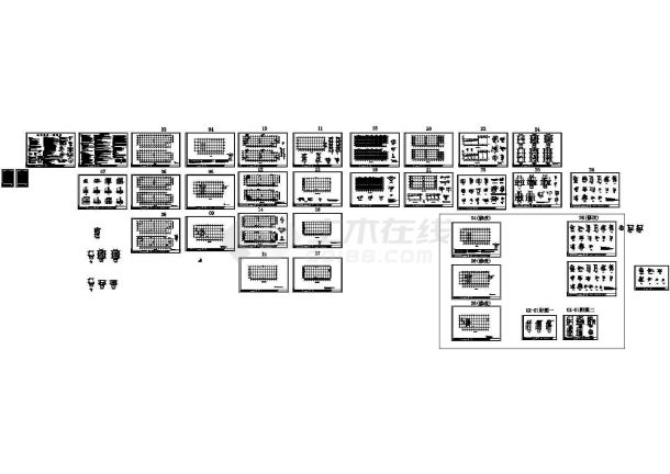 厂房设计_古比雪夫主厂房结构全套CAD设计方案图纸-图一