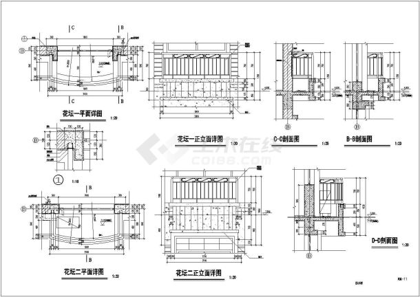 13套欧式风格别墅建筑 施工cad图纸-图二