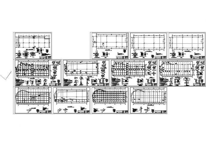 某五层酒店型钢混凝土结构施工图（CAD），12张图纸_图1