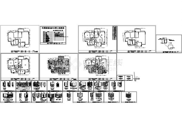 [佛山]四室两厅设计CAD图纸方案-图一