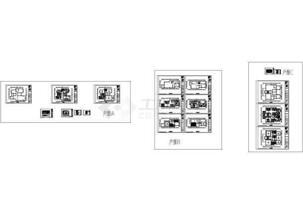 [成都]小区三户型四居室雅居设计方案Ⅰ含效果-图二