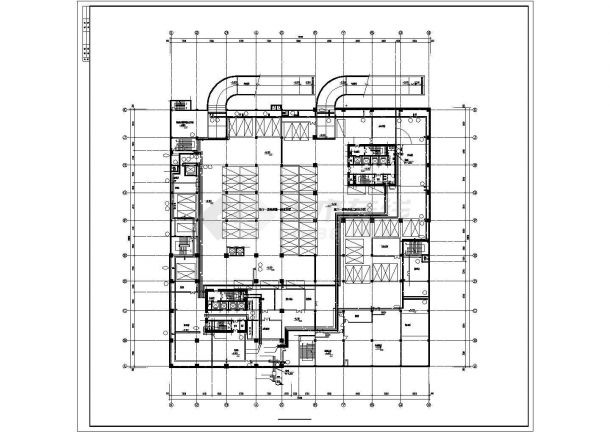 高层综合楼空调采暖通风排烟系统设计施工图-图一