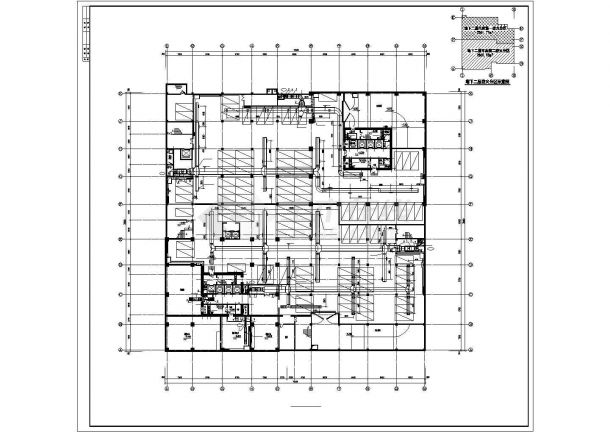 高层综合楼空调采暖通风排烟系统设计施工图-图二