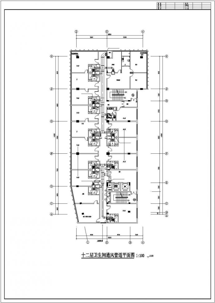 高层综合楼通风及防排烟系统设计施工图_图1