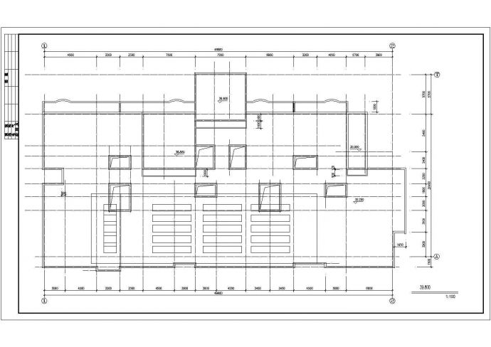 精美板式高层建筑规划CAD全套布置图_图1