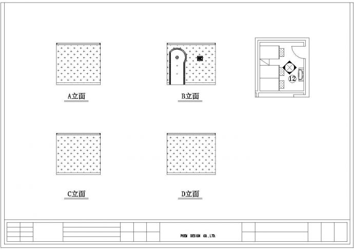 某城市休闲中心建筑方案设计施工CAD图纸_图1