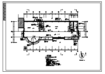五层多功能教学楼建筑设计cad图，共十一张-图二