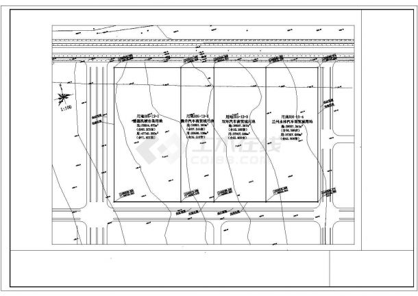 某城市汽车城建筑规划方案设计施工CAD图纸-图一