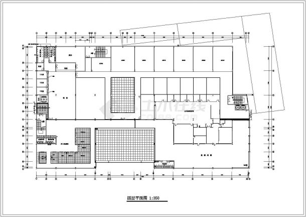 某城市大型综合商场建筑方案全套设计施工CAD图纸-图一