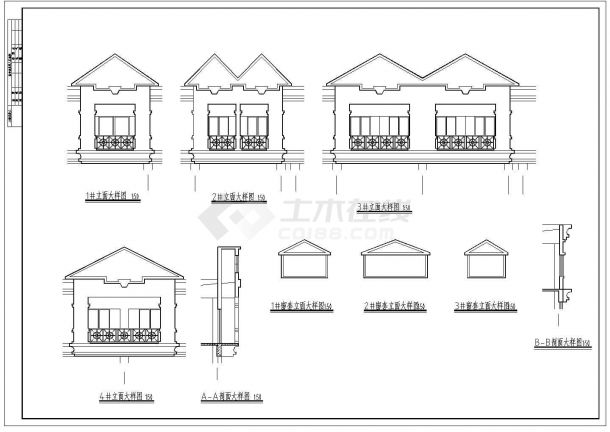 某城市大型综合商场建筑方案完整设计施工CAD图纸-图二