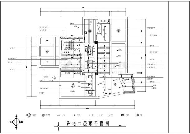 某城市高档商品房整体建筑方案设计施工CAD图纸-图二