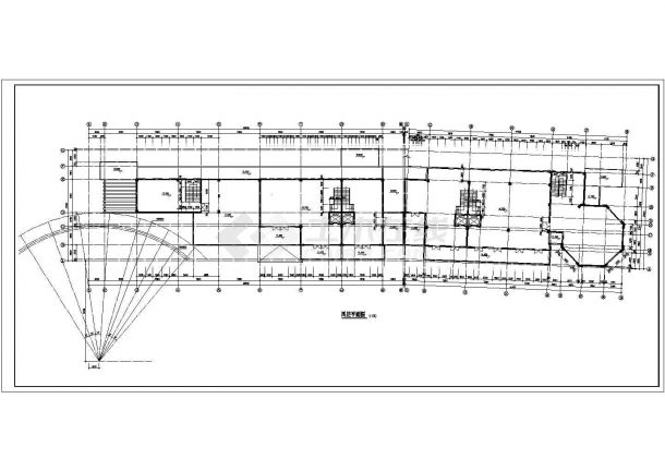某城市大型商业楼建筑方案全套设计施工CAD图纸-图一