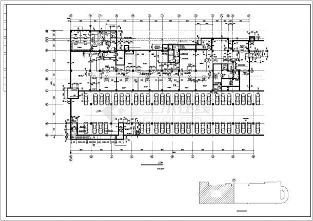 某城市高档商业楼建筑方案全套设计施工CAD图纸-图一