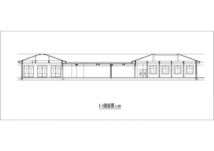 某地区商业广场食堂建筑方案全套设计施工CAD图纸_图1