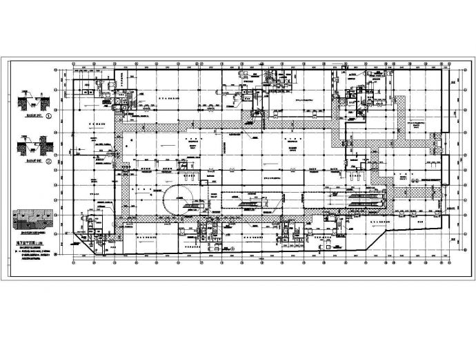 某地区东盛步行街建筑全套方案设计施工CAD图纸_图1