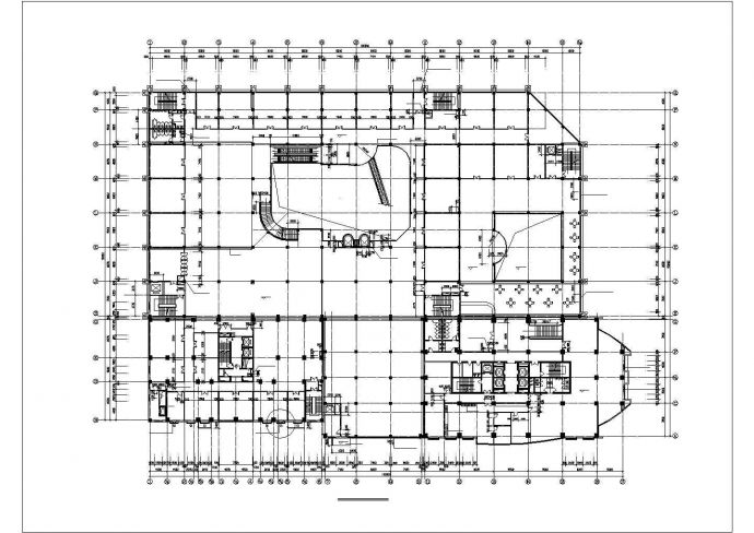 某地区商业圈五星级酒店裙房建筑方案全套设计施工CAD图纸_图1