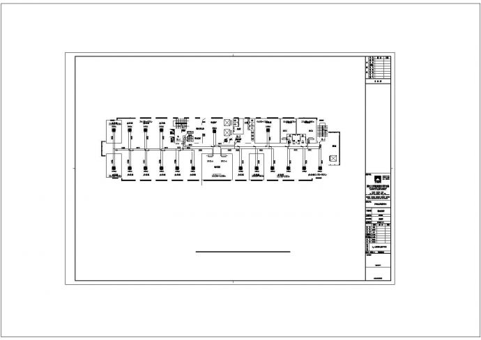 某商务大楼VRV空调系统平面设计cad施工图纸_图1