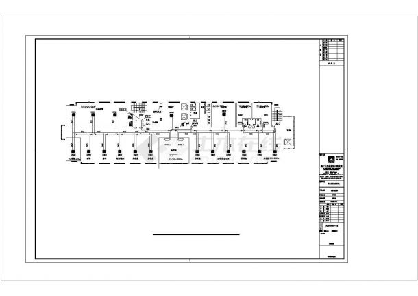 某商务大楼VRV空调系统平面设计cad施工图纸-图二
