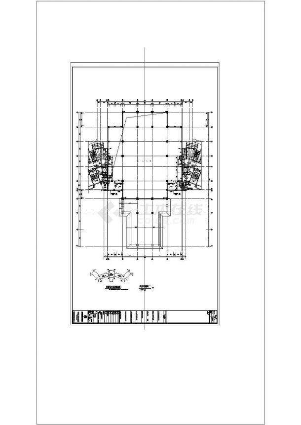 [上海]某五星级大酒店主楼建筑暖通设计cad施工图-图一