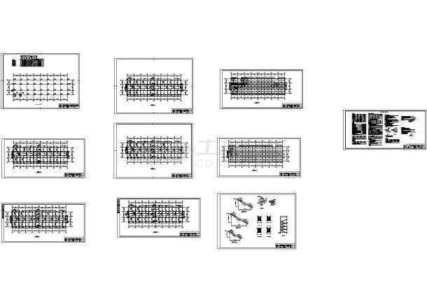 5060平米五层宿舍楼学生公寓建筑设计图纸-图二