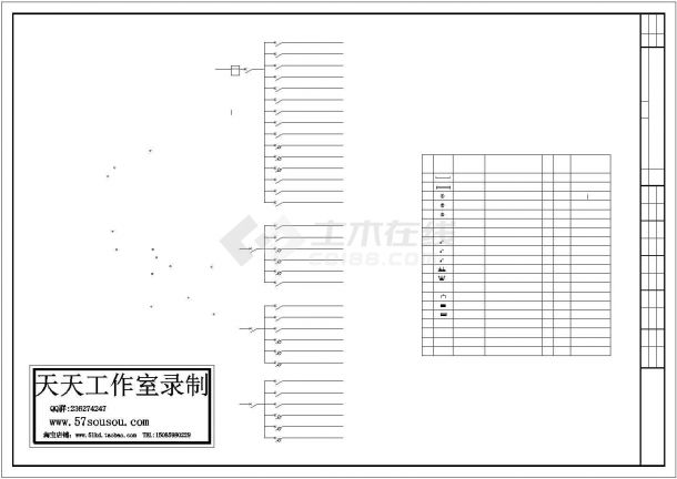 林学院车间及住宿舍电气施工图-图二