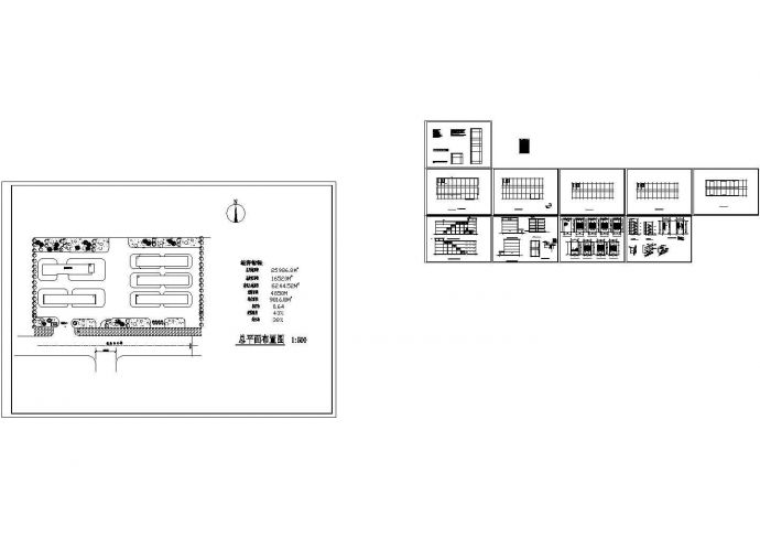 土木工程毕业设计_某五层框架结构教学楼建筑结构毕业设计CAD_图1