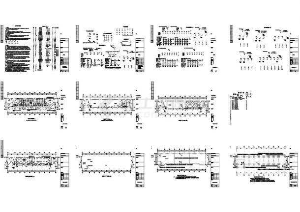 某砖混结构小学教学楼电气设计施工图，11张图纸。-图二
