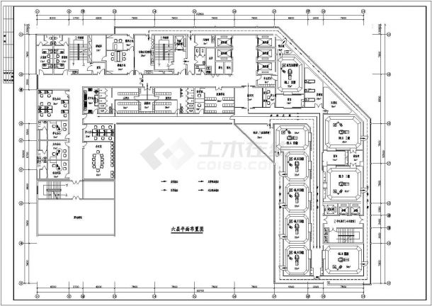 某深圳市医院手术室建筑平面图纸-图一