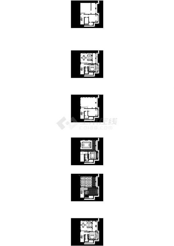  Interior decoration drawing of Mianyang new Chinese style double deck villa - Figure 1