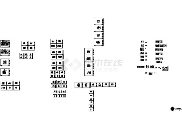 美式新古典别墅室内设计施工图-图二