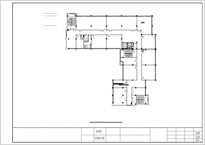 某老年干休所和老年公寓全套cad建筑施工图纸(含平面图，立面图)_图1