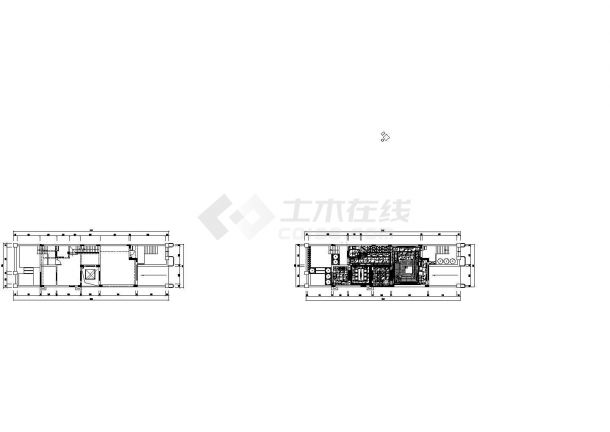 浙江新城区风景合院新中式三层别墅室内装修施工图-图二