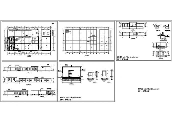 厂房设计_单层冷冻食品加工厂房建筑施工CAD图_图1