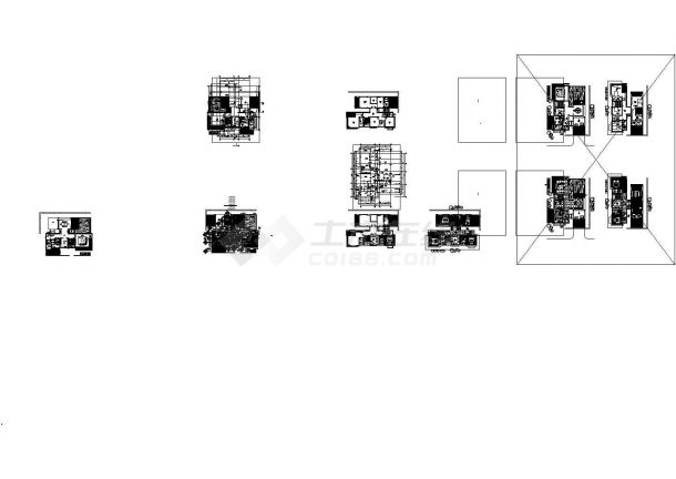 广东精品高级现代风格三层别墅室内设计装修施工图-图二