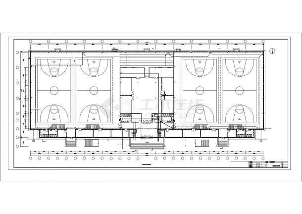 某2层体育馆电气施工图设计-图二