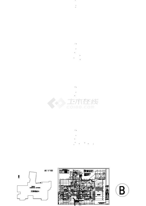 同济-瑞金宾馆贵宾楼战时动力全套非常实用设计cad图纸-图一