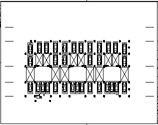 某市十层带地下三层公共停车场电气施工cad图(含照明设计)-图一