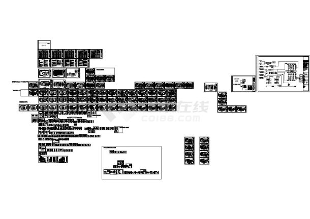 天津知名设计事务所别墅设计CAD装修施工图-图一