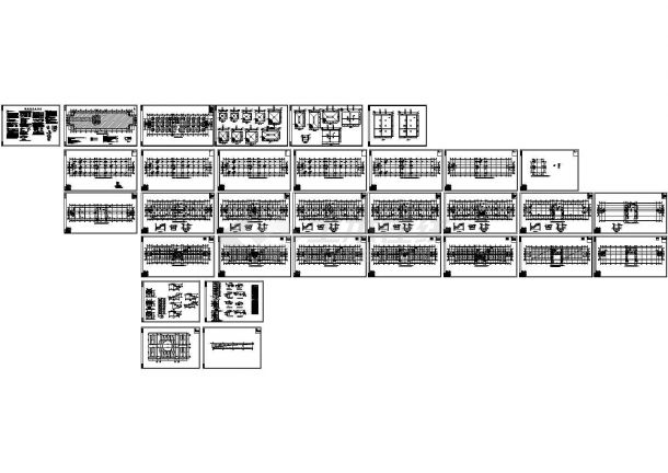 【江西】某学校综合楼建筑结构平面CAD详图-图一