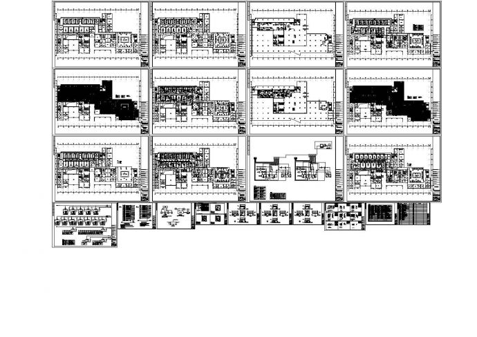 【青岛】某医院手术室中央空调平面CAD详图_图1
