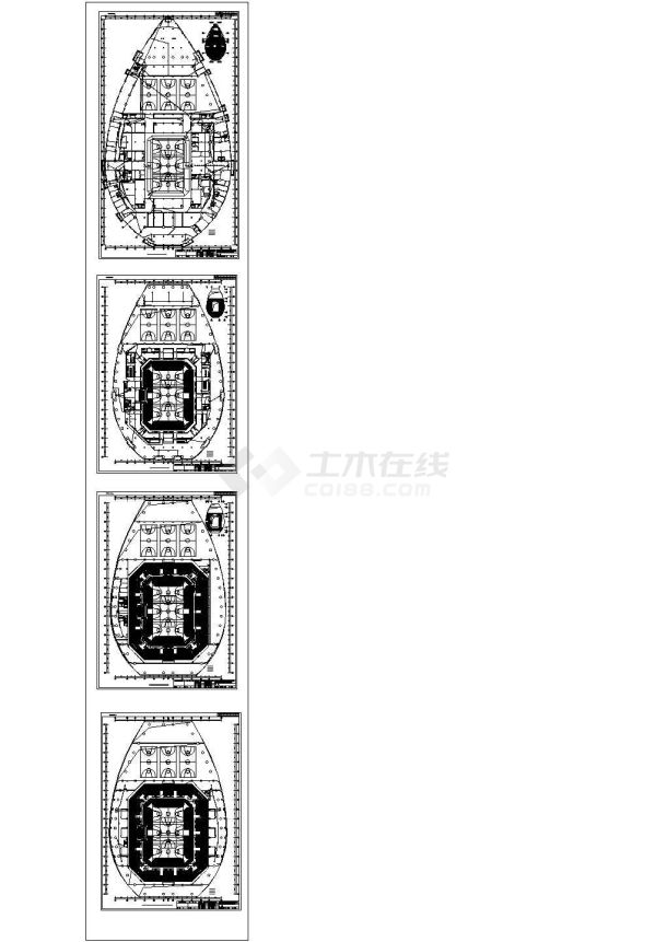 专业大型体育馆照明设计图纸-图二