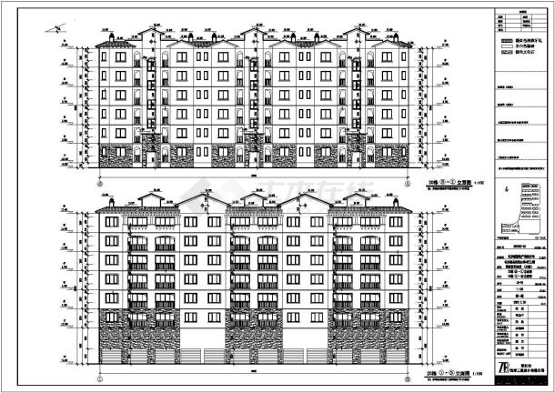 某现代高层住宅施工套图-图二