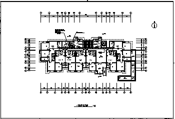 某十六层带地下二层科技人才公寓电气施工cad图(含照明及配电系统、防雷及接地系统设计)-图二