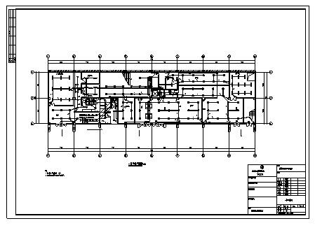 某市某镇二层框架结构客车站电气施工cad图(含弱电，照明设计)-图二
