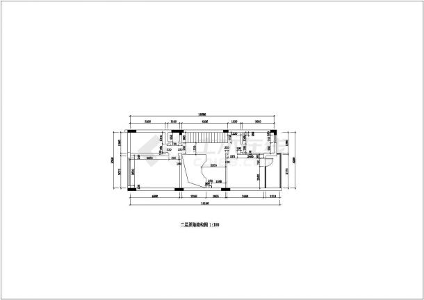 某田园风格三层别墅室内装修设计cad全套施工图（含实景图）-图二