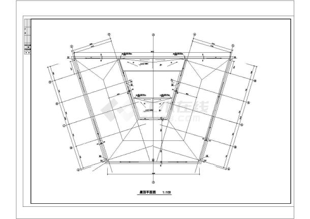 某市三层休闲会所空调通风设计cad施工图纸-图一