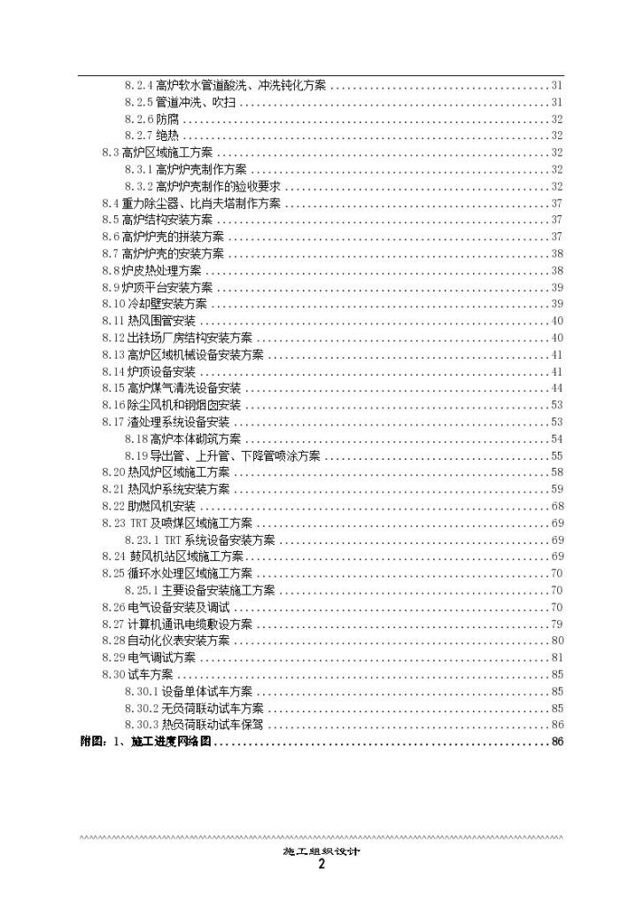 司2200m3高炉安装工程施组-图二